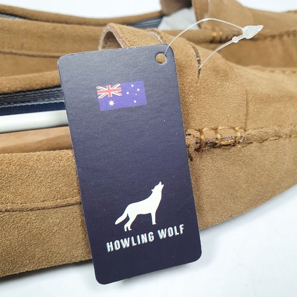 HOWLING WOLF Sydney Penny Driver Women's Brown Suede Leather Shoes Size 7 US - Picture 9 of 13